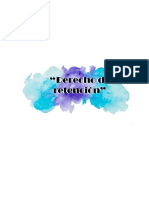 Derecho de Retencion PDF