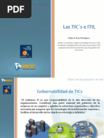 Memorias del Taller de Apropiación de TIC, Capítulo Gerencia - ITIL 