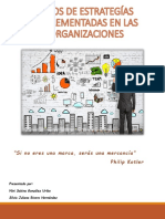 Tipos de Estrategías Implementadas en Las Organizaciones - Cartilla