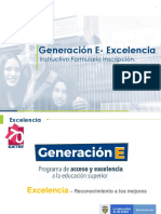 Presentacion Instructivo Excelencia Generacion e 2021-1