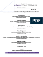 Does Affective Polarization Undermine Support For Democratic Norms