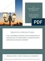 Sesinón 1 Federalismo en México
