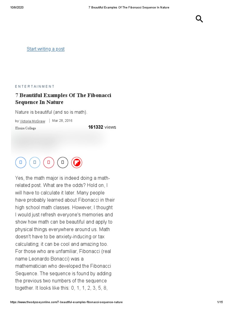 7 Beautiful Examples of The Fibonacci Sequence in Nature | Download ...