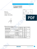 SMD Type Mosfet: P-Channel AO3407A