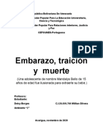 Embarazo, traición y muerte: Feminicidio de adolescente resuelto