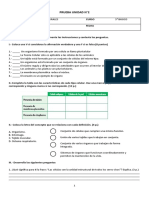 Ciencias Naturales - Prueba 2 - 5 Basico