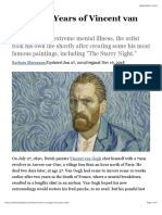 The Final Years of Vincent van Gogh - Biography