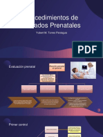 Procedimientos cuidados prenatales