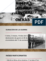 TRABAJO 2 PRIMERA  GUERRA MUNDIAL