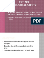 Introduction To Occupational Safety and Health Legislations in Malaysia