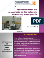 Tema #7 Procedimientos de Enfermería en Urgencia y Emergencias de Un Hospital.