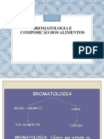 Aula 01 - Bromatologia