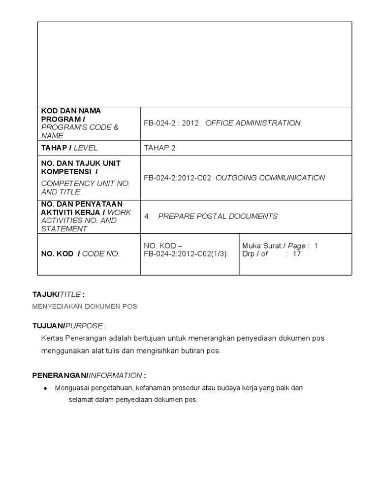 K4 Kertas Penerangan Pdf