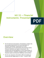 IAS 32 - Financial Instruments