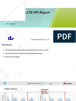 DRX Set 1 On SHJ Sites - LTE KPI Report - 23072013