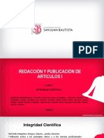 Integridad científica y publicación de artículos