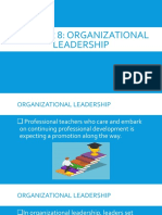 Chapter 8: Organizational Leadership