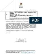 Formato Del Ministerio de Salud y Deportes Cas