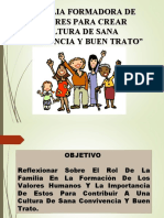 Familia y Formacion de Valores