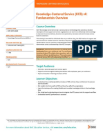 Knowledge-Centered Service (KCS) v6: Fundamentals Overview: Course Abstract