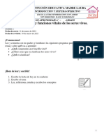 Guia 2 Clasificación y Funciones Vitales de Los Seres Vivos