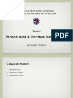 Variabel Acak Dan Distribusi Kemungkinan