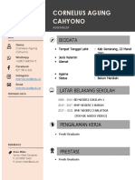 Contoh CV Menarik Dan Informatif