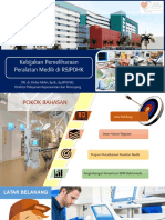 1. Kebijakan Pemeliharaan Peralatan Medik Di RSJPDHK (DR. Dr. Dicky Fakhri, Sp.B., Sp.pptx