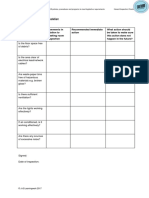 Hazard Inspection Checklist