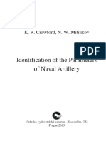 Identification of The Parameters of Naval Artillery