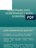 GOBERNABILIDAD , GOBERNANZA