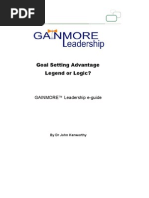 Download Goal Setting Advantage - Legend or Logic by John Kenworthy SN5020121 doc pdf