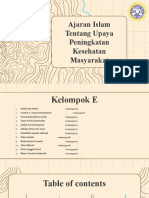 Kelompok E - Ajaran Islam Tentang Upaya Peningkatan Kesehatan Masyarakat