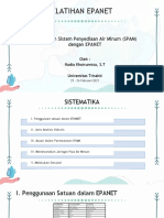 Modeling Sistem Distribusi Air Minum dengan EPANET