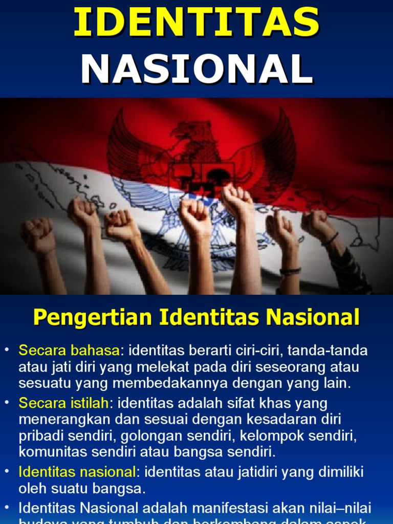 Pengertian dan Fungsi Identitas Nasional | PDF | Agama & Spiritualitas