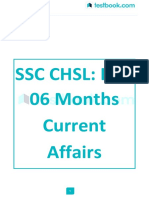 SSC CHSL: Last 06 Months Current Affairs: Useful Links