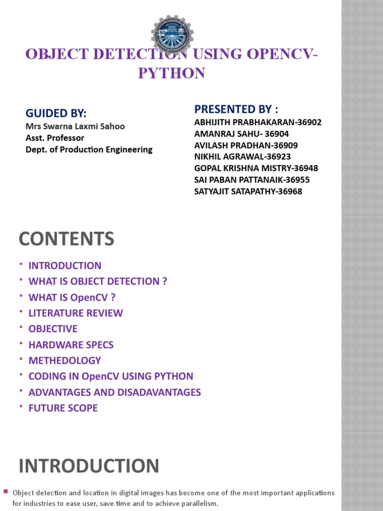 Minor Project | PDF | Computer Vision | Python (Programming Language)