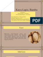 TekBan-Kayu, Kayu Lapis, Bambu