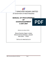 Civil BSNL Manual For Procurement of Good Eqpt Booklet 28 Mar 19