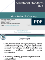 Secretarial Standards 1 and 2 - Vinod Kothari