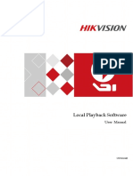 Local Playback User Manual Hikvision