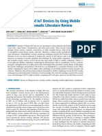 Security Analysis of Iot Devices by Using Mobile Computing: A Systematic Literature Review