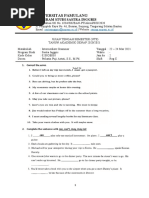 Soal Uts Intermediate Grammar