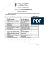 ILECO II Certification