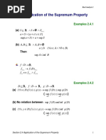 2.4 Application of The Supremum Property:) - (Sup) Sup (