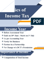Basics of Income Tax