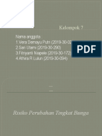 Resiko Perubahan Tingkat Bunga