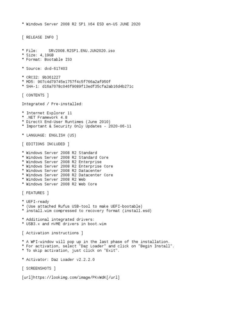 Windows Server 2008 R2 SP1 ISO Download | PDF | Computers