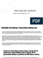 Toponimi Dalam Survey