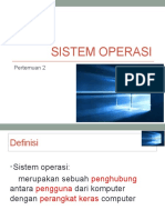 SO Ke 2 Sistem Operasi